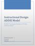 Instructional Design: ADDIE Model