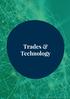 Trades & Technology. Middle East Higher Education Catalogue