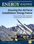 Assuring Our Air Force Installations Energy Future