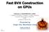 Fast BVH Construction on GPUs