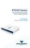 RTU32 Series. RTU, PLC and Utility Controllers RTU32, RTU32R and RTU32E. User Manual Version / May 2014 / Doc 40209