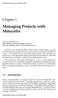 Managing Projects with Metacello