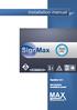 SignMax v9.1. MAX Systems Installation manual