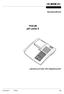 Operating Manual. inolab ph Level 2. Laboratory ph meter with integrated printer. ba12219e04 10/