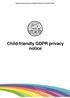Ackworth Howard Church of England (VC) Junior and Infant School. Child-friendly GDPR privacy notice