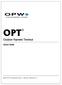 OPT. Outdoor Payment Terminal. Service Guide OPW Fuel Management Systems Manual No. M Rev. 2