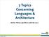 7 Topics Concerning Languages & Architecture Stefan JUG KA 2011