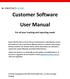 Customer Software User Manual