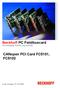 Beckhoff PC Fieldbuscard PCI CANopen FC5101 and FC5102. CANopen PCI Card FC5101, FC5102