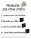 PROBLEM- SOLVING STEPS