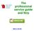 The professional service guide and fdrp