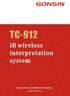 IR Wireless Interpretation System
