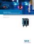 Photoelectric sensors W100 Laser, Through-beam photoelectric sensor