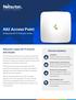 A62 Access Point. Netsurion makes Wi-Fi smarter and simpler. Diverse solutions. Enterprise Wi-Fi that just works. Hospitality