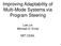 Improving Adaptability of Multi-Mode Systems via Program Steering