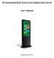 IR Freestanding Multi Touch Screen Display with Dual OS User s Manual