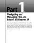 Navigating and Managing Files and Folders in Windows XP