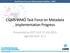 CGMS WMO Task Force on Metadata Implementation Progress. Presented to IPET-SUP agenda item 12.2