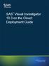 SAS Visual Investigator 10.3 on the Cloud: Deployment Guide