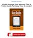 Kindle Voyage User Manual: Tips & Tricks Guide To Enjoy Your E-reader! Ebooks Free