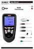 Supplied with. Calibration certificate. TM 200 Thermometer