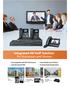 ICF Built-in Android 4.2 OS multimedia conferencing phone 7-inch TFT color multi touch screen 6 identities/accounts.