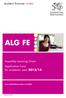 student finance wales ALG FE Assembly Learning Grant Application Form for academic year 2013/14   SFW/ALG/F/V1314/A