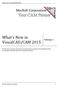 What's New in VisualCAD/CAM 2015