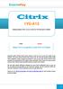 1Y0-A13. Implementing Citrix Access Gateway 9.0 Enterprise Edition.
