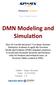 DMN Modeling and Simulation