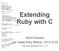 Extending Ruby with C