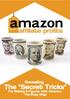 Amazon Affiliate Profits Cheat Sheet