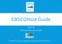 EBSCOHost Guide. University of Kurdistan Hewlêr. Content for this guide is adapted from information from EBSCOHost
