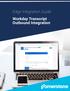 Edge Integration Guide Workday Transcript Outbound Integration