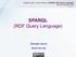 SPARQL (RDF Query Language)