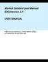 Alamut Genova User Manual (EN) Version 1.4 USER MANUAL
