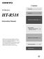 HT-R518. Contents. Instruction Manual. AV Receiver