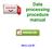 Data processing procedure manual
