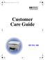 Customer Care Guide HP PSC 500