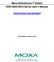 Moxa EtherDevice Switch EDS-508A/505A Series User s Manual.