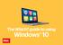 The Which? guide to using. Windows 10