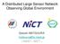 A Distributed Large Sensor Network Observing Global Environment. Satoshi MATSUURA ( NAIST / NICT )