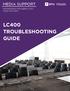LC400 TROUBLESHOOTING GUIDE