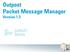 Outpost Packet Message Manager Version 1.3
