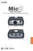 1 Mic-In / 2-Out Professional Vocal Recording USB Interface. User manual
