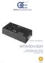 MTDV3CH-00A1. Bipolar stepper motor controller, 3 axis, RS485/USB, Modbus RTU/USB, max output 1.5 A. v 2.0