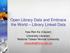 Open Library Data and Embrace the World Library Linked Data
