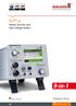 Top-Innovator Top-Innovator GLP1-g. Safety, function and high-voltage testers. Expect more. Made in Germany. Safety and function testers