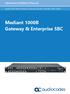 Mediant 1000B Gateway & Enterprise SBC