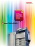 Color MFP Up to 45 PPM Color Medium Workgroup Copy, Print, Scan, Fax Secure MFP Eco Features